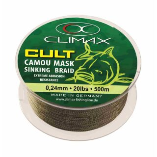 Climax - Cult Camo-Mask Sinking Braid 1200m