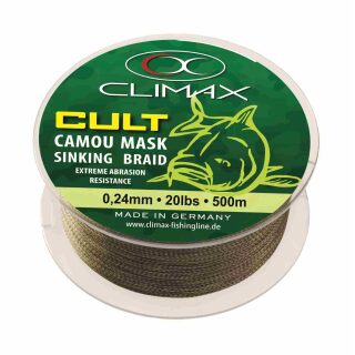 Climax - Cult Camo-Mask Sinking Braid 0,24mm 3000m