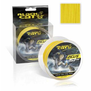 Black Cat - Zeus Line G2 gelb - 400m 0,55mm - 69kg / 152lbs