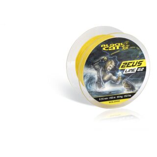 Black Cat - Zeus Line G2 gelb - 400m 0,55mm - 69kg / 152lbs