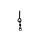 SEDO Long  Fast Bait Screw with Swivel