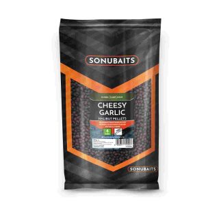 Sonubaits - Cheesy Garlic Halibut Pellets - 4 mm 900 g