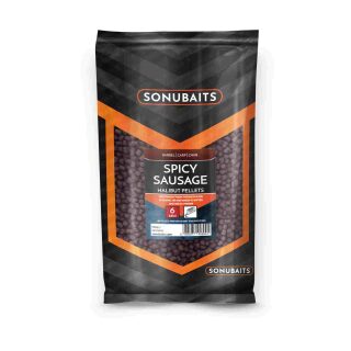 Sonubaits - Spicy Sausage Halibut Pellets - 6 mm 900 g