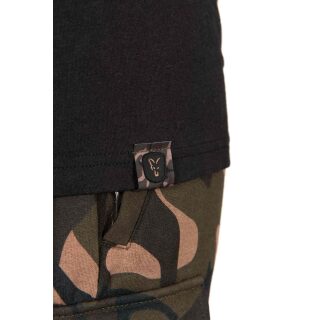Fox - Black/Camo Outline T-Shirt - S
