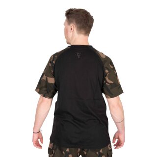 Fox - Black/Camo Outline T-Shirt - 3XL