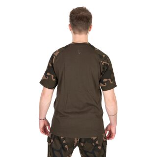 Fox - Khaki/Camo Outline T-Shirt