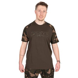 Fox - Khaki/Camo Outline T-Shirt - S