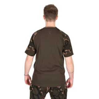 Fox - Khaki/Camo Outline T-Shirt - 3XL