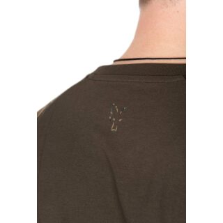 Fox - Khaki/Camo Outline T-Shirt - 3XL
