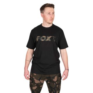 Fox - Black/Camo Logo T-Shirt