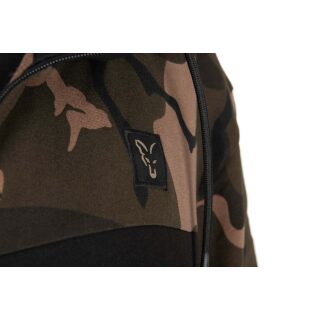 Fox - LW BLack/Camo Split Zip Hoody - XL