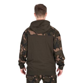 Fox - LW Khaki/Camo Split Zip Hoody - L