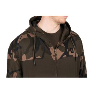 Fox - LW Khaki/Camo Split Zip Hoody - 2XL