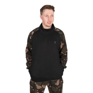 Fox - LW Black/Camo Qtr Zip - S