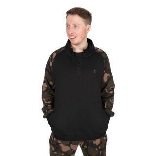 Fox - LW Black/Camo Qtr Zip - S