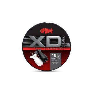 Spomb - XD Pro Braid Grey 0.14mm 16lb - 300m