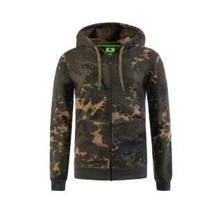 Korda Dark Kamo Zip Hoodie M