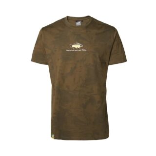 Geoff Anderson - Organic T-Shirt Peace Carp - leaf XL