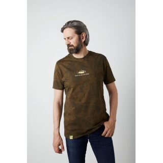Geoff Anderson - Organic T-Shirt Peace Carp - leaf XL