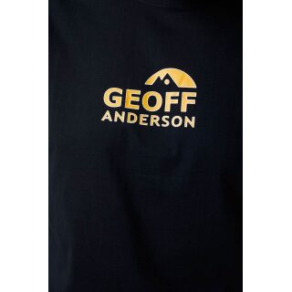 Geoff Anderson - Organic T-Shirt Brustlogo Orange - schwarz XL