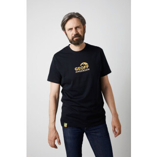 Geoff Anderson - Organic T-Shirt Brustlogo Orange - schwarz 4XL