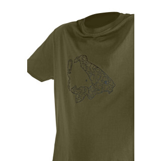 Avid Carp Icon T-Shirt khaki - 3XL