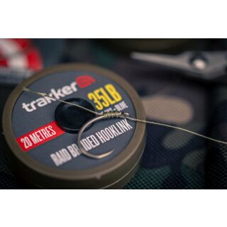 Trakker Raid Braided Hooklink 35lb 15.9kg - 20m