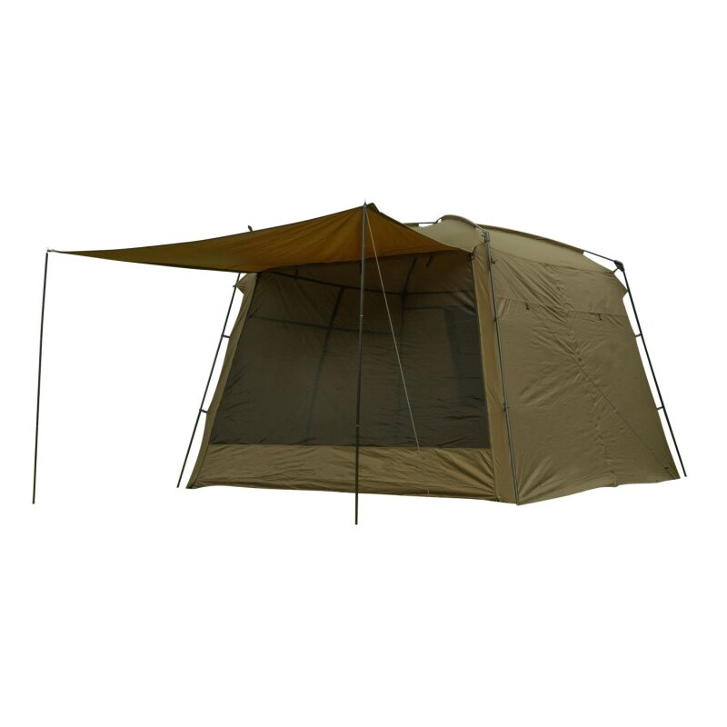 tent with bed Kid's Tent Twin Floor Bed – Grey Tent with Natural Frame – P'kolino main image 0