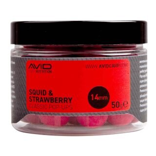 Avid Carp Pop-Ups - Squid & Strawberry 14mm 50g