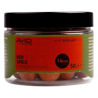 Avid Carp Pop-Ups - Red Spice 14mm 50g