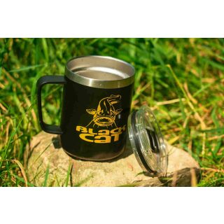 Black Cat - Stainless Steel Thermal Mug
