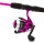 Zebco Fishing Combo 1.6m - Pink Kinderangelset