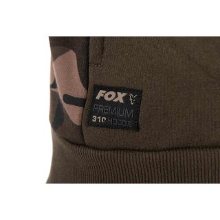 Fox - Khaki/Camo Pullover Premium 310 Hoodie - L
