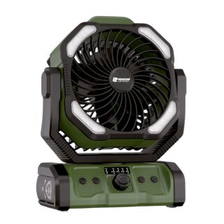 Holdcarp Rechargeable Double Motor Fan