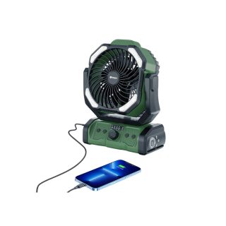 Holdcarp Rechargeable Double Motor Fan