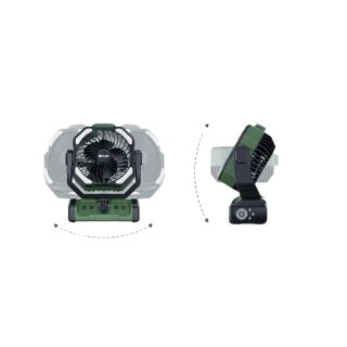 Holdcarp Rechargeable Double Motor Fan