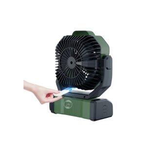 Holdcarp Rechargeable Double Motor Fan