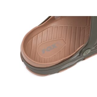 Fox - Khaki Clogs Size 7 / 41