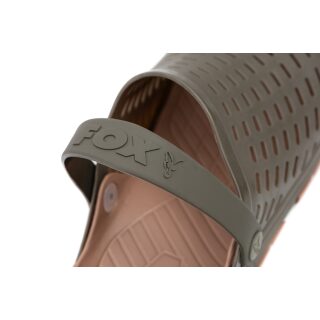 Fox - Khaki Clogs Size 7 / 41