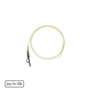 Poseidon Fluorocarbon Core Leader with Full Metal Lead Clip