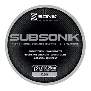 Sonik Subsonik Clear 12lb 0.28mm - 3000m