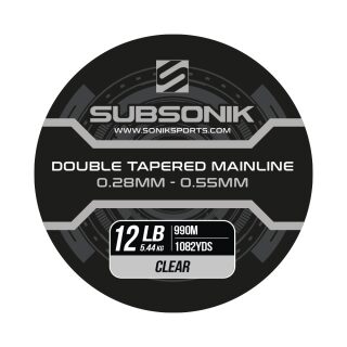 Sonik Subsonik Double Tapered Main Line Clear - 990m