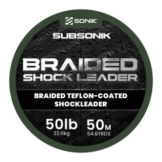 Sonik Braided Shock Leader 50lb 50m