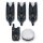 Sonik Herox Bite Alarm Set 3+1+Bl (R,G,B)