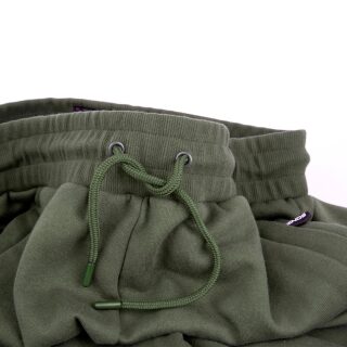 Sonik Green Fleece Shorts - M