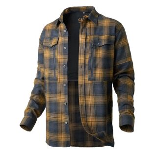 Geoff Anderson - Ezmar All Year Hemd langarm - sun/grey M