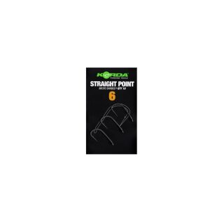Korda Straight Point Barbed Size 6
