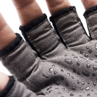 Geoff Anderson - Merino Handschuhe fingerlos schwarz