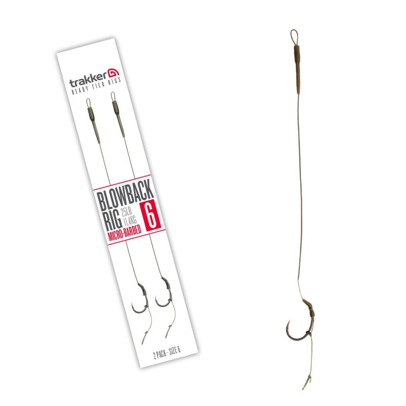 Trakker Blowback Ready-Tied Rig 2 Pack Size 6, 5,39
