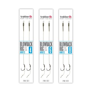 Trakker Blowback Ready-Tied Rig 2 Pack - Barbless